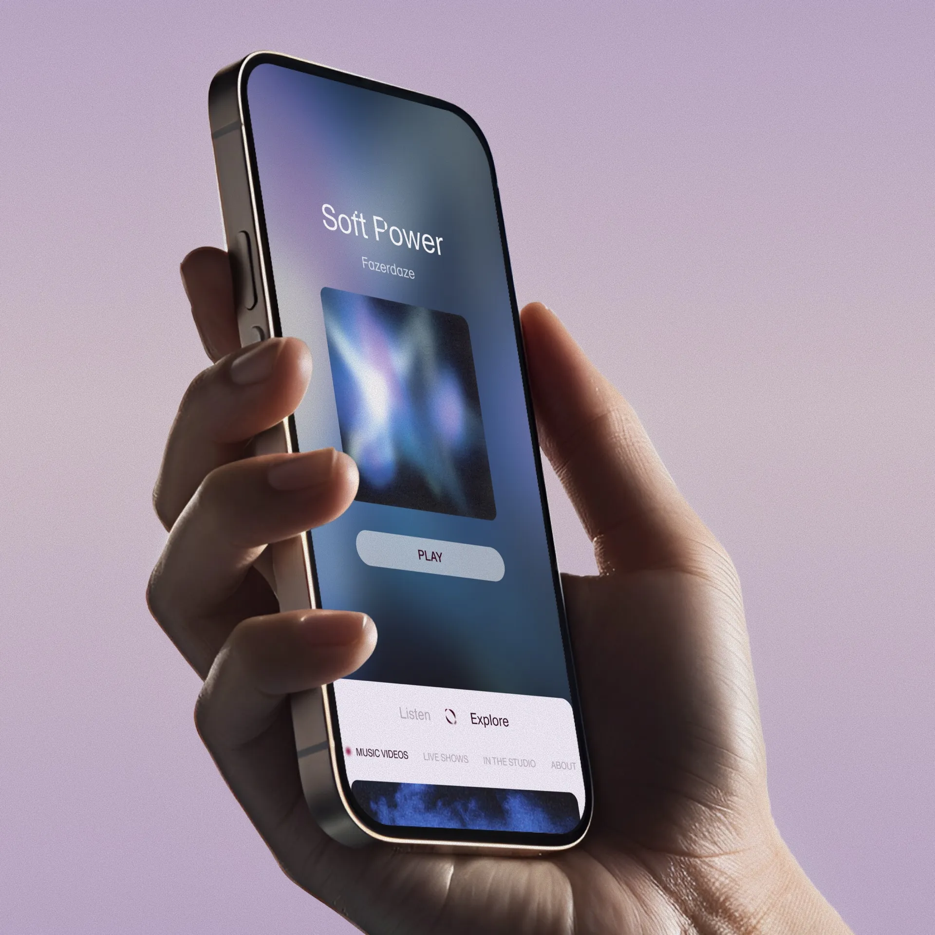 Fan unlocking a Lume on their phone